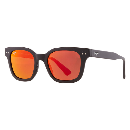 Maui Jim Shore Break Hawaii Lava Square Unisex Sunglasses RM822-2M