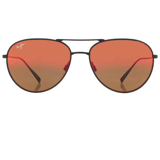 Maui Jim Walaka Hawaii Lava Pilot Unisex Sunglasses RM885-02 57