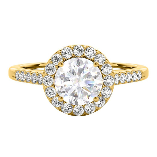 1.40 Ct GRA Certified Moissanite Stud Earrings Round Cut 14K White Gold Screw Back