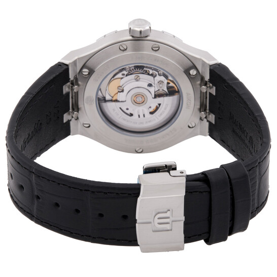 Maurice Lacroix Aikon Automatic Black Dial Silver Steel Strap Watch For Men - AI6008-SS002-330-1 main image 0