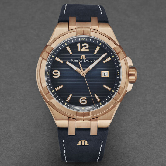 Maurice Lacroix Aikon Quartz Blue Dial Men's Watch AI1028-BRZ01