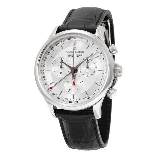 Maurice Lacroix Les Classiques Chronographe Silver Dial Black