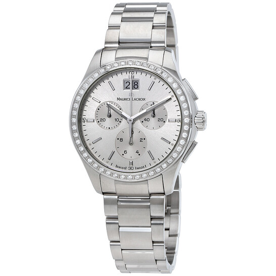 Maurice Lacroix Miros Diamond Chronograph Ladies Watch MI1057