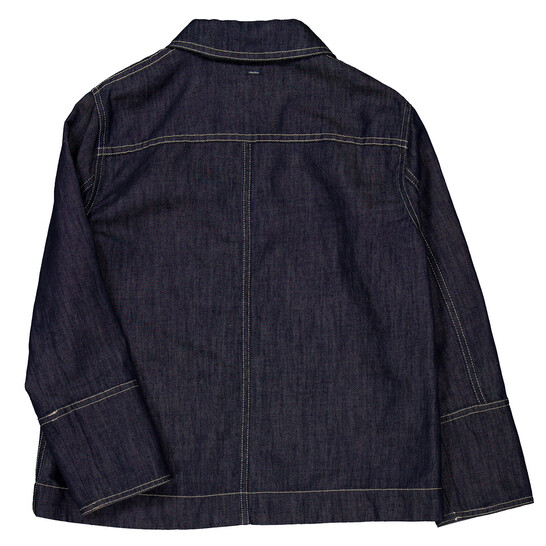 Max Mara Ella Washed Denim Jacket, Brand Size 44 ( US Size