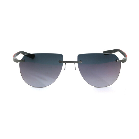 McLaren Gray Gradient Irregular Unisex Sunglasses MLMS-85S01 C01 57 - 546x546