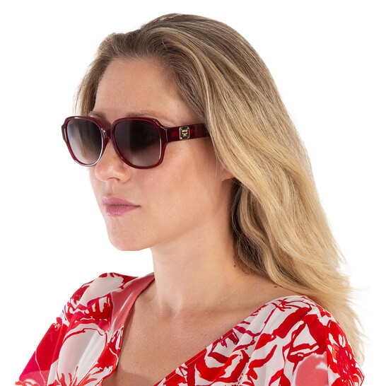 MCM Bordeaux Rectangular Ladies Sunglasses MCM616SA 603 58  display picture 1