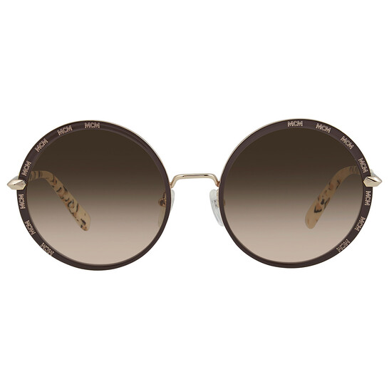 MCM Brown Round Ladies Sunglasses MCM127S 722 55  display picture 1