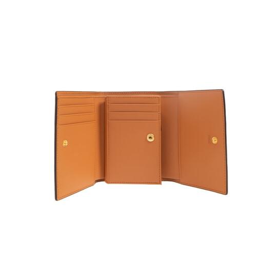 MCM Embossed Logo Small Himmel Trifold Wallet MYSESAC02CO MCM Embossed Logo Small Himmel Trifold Wallet MYSESAC02CO