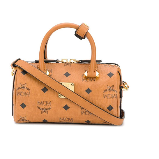 MCM Essential Visetos Original Boston Mini Bag MWBAASE03CO001