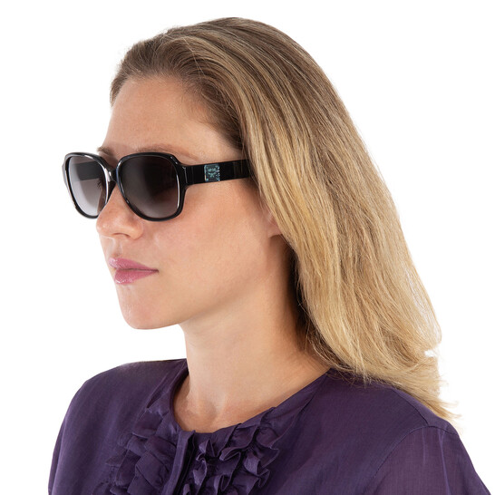 MCM Grey Gradient Rectangular Ladies Sunglasses MCM616SA 001