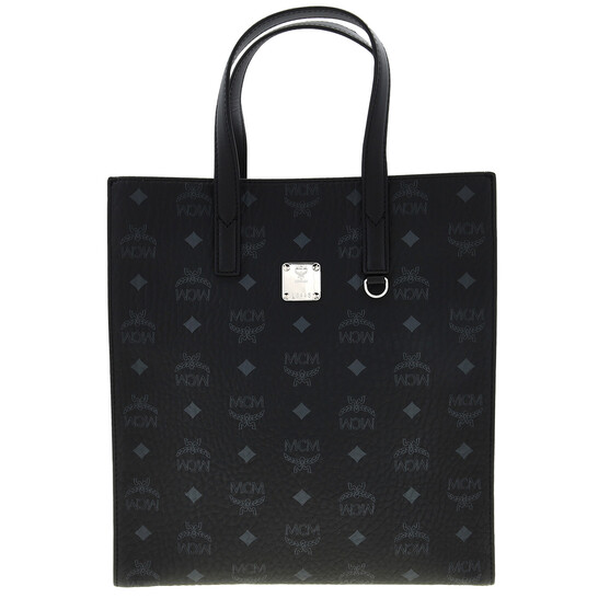 MCM Ladies Medium Aren Tote in Visetos- Black MMTCSKC03BK001  display picture 1