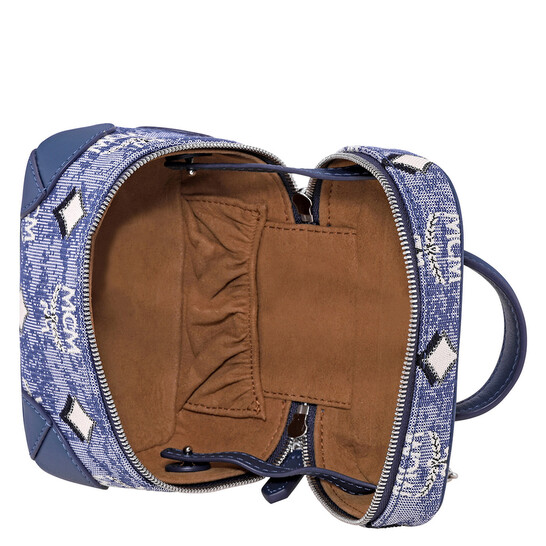 バッグ・カバンその他 MCM Woman Mini bag Gnawed Blue MWRDSLD02 L7 Mcm Outlet: Shoulder bag woman - Gnawed Blue | Mcm mini bag