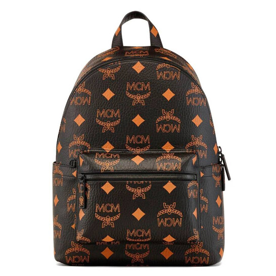 MCM Medium Stark Logo Backpack MMKDAVE01BK 8809865499149