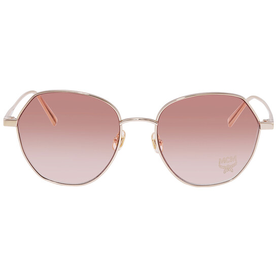 MCM Pink and Brown Geometric Sunglasses MCM Men main image 4