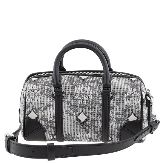 MCM Vintage Jacquard Monogram Boston Bag MWBBATQ02EG