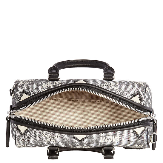 Sac De Voyage MCM Boston - Cuir Monogramme Vintage, Capacité 60L+, Avec Cadenas