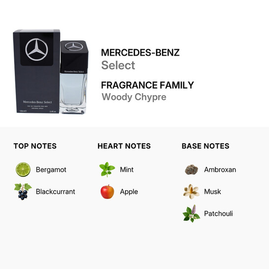 Mercedes-Benz Select by Mercedes-Benz for Men - 3.4 oz EDT  display picture 1