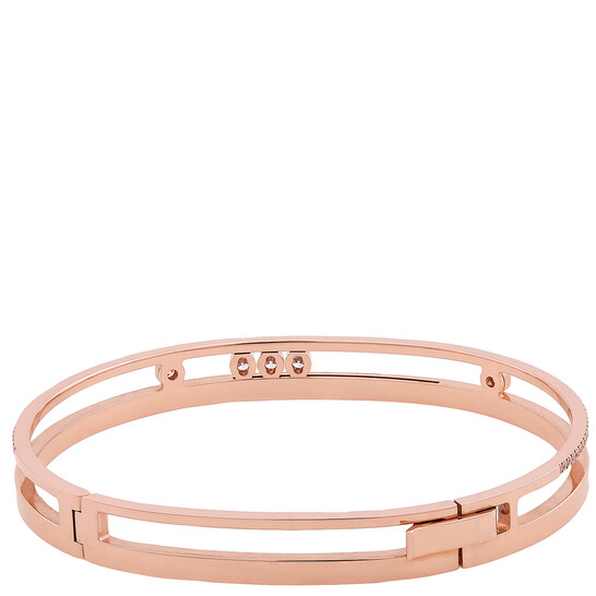 Messika 18k Rose Gold Move Romane Diamond Bangle, Size M 06514-PG