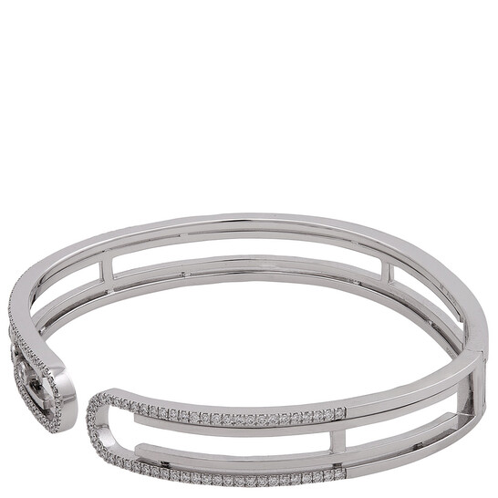 Messika Move 10th 18k White Gold Diamond Bangle