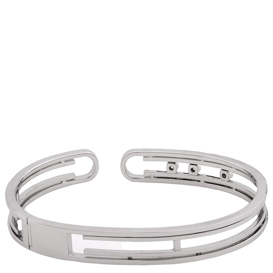 Messika Move 10th 18k White Gold Diamond Bangle