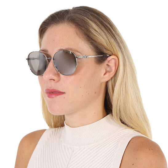 Michael Kors Alpine Silver Mirror Round Ladies Sunglasses  display picture 1