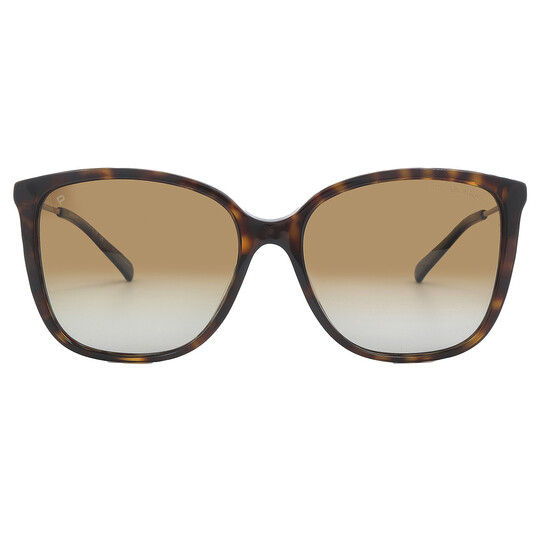 Michael Kors Avellino Light Brown Gradient Polarized Square Ladies