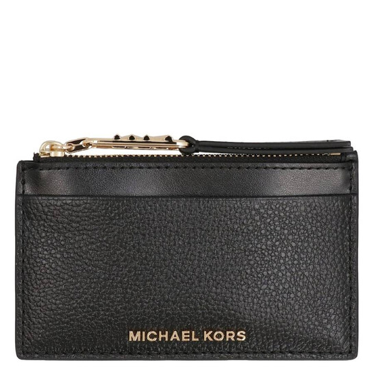 Michael Kors Black Empire Leather Card Holder 32H3G8ED1L001