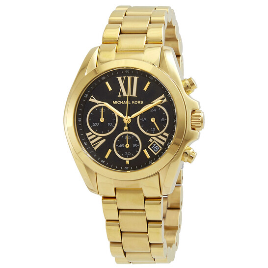 Michael Kors Bradshaw Chronograph Quartz Black Dial Ladies