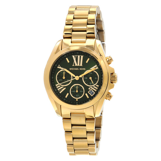 Michael Kors Bradshaw Chronograph Quartz Green Dial Ladies  display picture 3