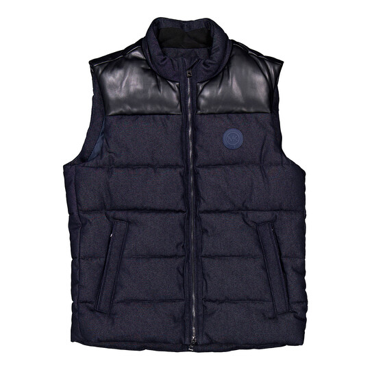 Michael Kors Classic Sleeveless Puffer Vest, Size Medium