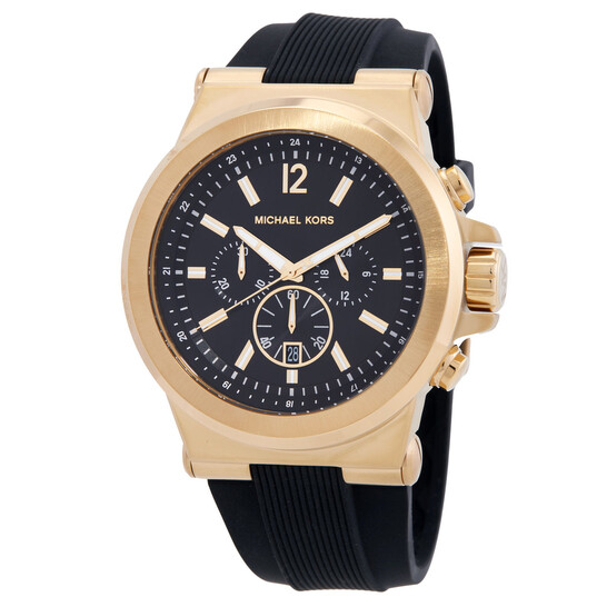 MICHAEL KORS 腕時計 ブラック　MK8560 Michael Kors Dylan Black Dial Chronograph Men's Watch MK8325
