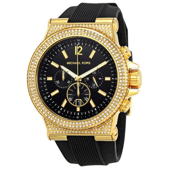 ____mk Michael Kors Dylan Black Dial Ladies Chronograph Watch