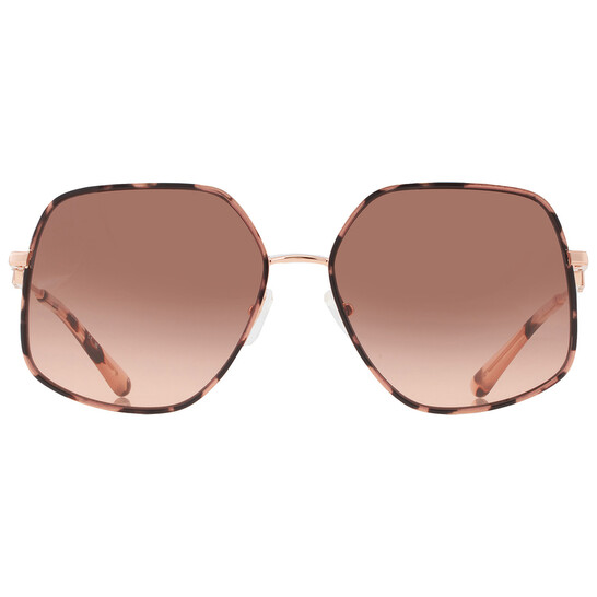 Michael Kors Empire Butterfly Brown Pink Gradient Irregular