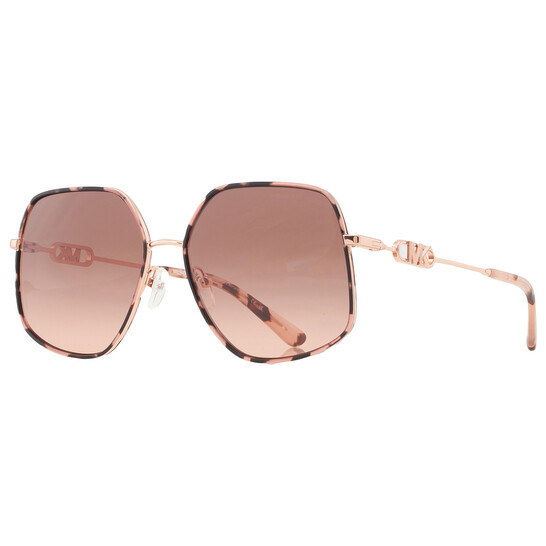 Michael Kors Empire Butterfly Brown Pink Gradient Irregular