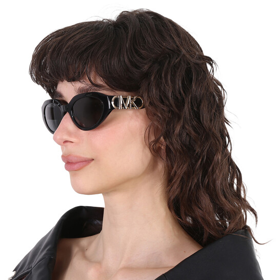 Michael Kors Empire Grey Solid Oval Ladies Sunglasses MK2192  display picture 3