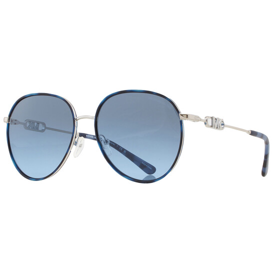 Michael Kors Empire Navy Gradient Aviator Ladies Sunglasses  display picture 3