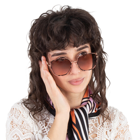 Michael Kors Empire Square 2 Brown Gradient Ladies