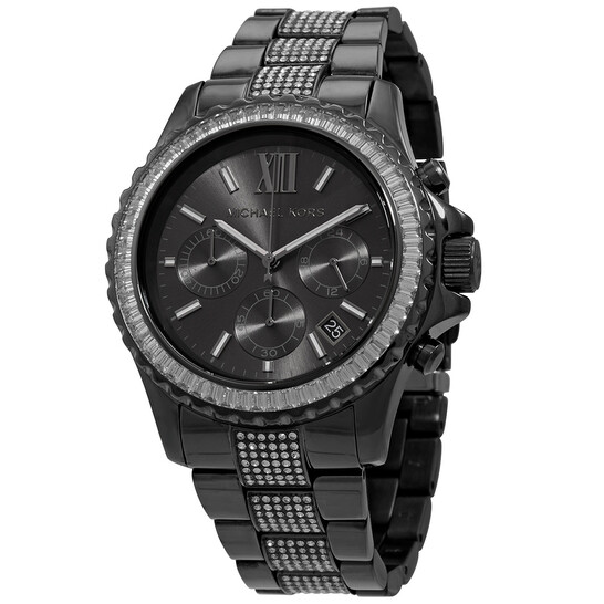 Michael Kors Everest Chronograph Quartz Crystal Black Dial  display picture 1