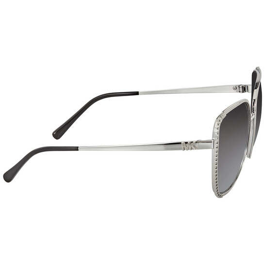 MKG。 Michael Kors Grey Gradient Square Ladies Sunglasses MK1090