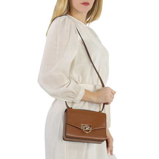 Michael Kors Hendrix Extra-small Leather Crossbody Bag - Brown