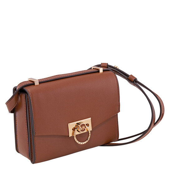 Michael Kors Hendrix Extra-small Leather Crossbody Bag - Brown