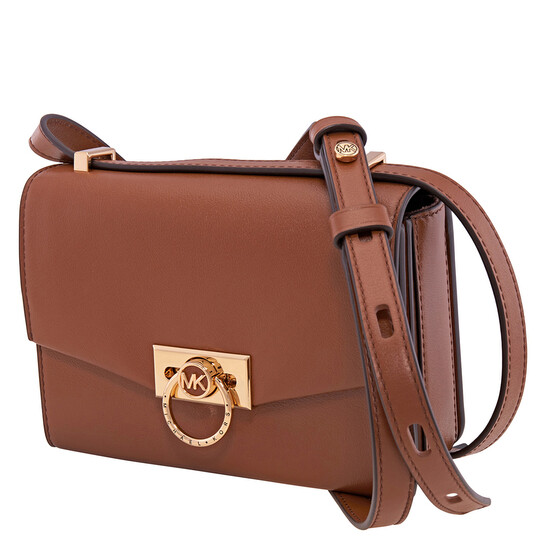 Michael Kors Hendrix Extra-small Leather Crossbody Bag - Brown