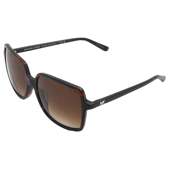 NWT Michael Kors Womens MK2098U - 300511 Sunglasses Black Grey Gradient-One Size Michael Kors MK2098U Isle Of Palms M (56 - 17) with Grey  main image 3