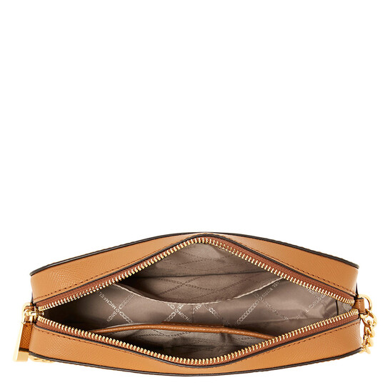 Michael Kors Jet Set Large Saffiano Leather Crossbody - Acorn 