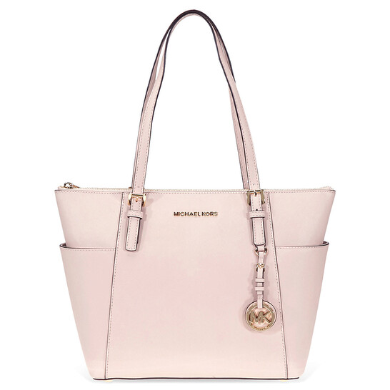 Michael Kors Jet Set Saffiano Leather Tote -Soft Pink