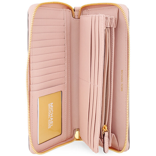 MICHAEL KORS◆32S5GTVE9L JET SET コンチネンタル ウォレット Michael Kors Jet Set Tavel Leather Continental Wallet - Soft