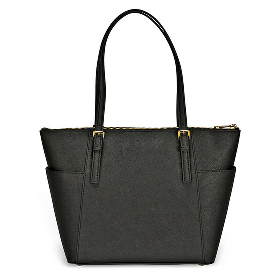 MICHAEL KORS 30F2GTTT8L 001 ブラック JET SET ITEM ZIP TOTE Michael Kors Jet Set Top-Zip Saffiano Leather Tote in Black