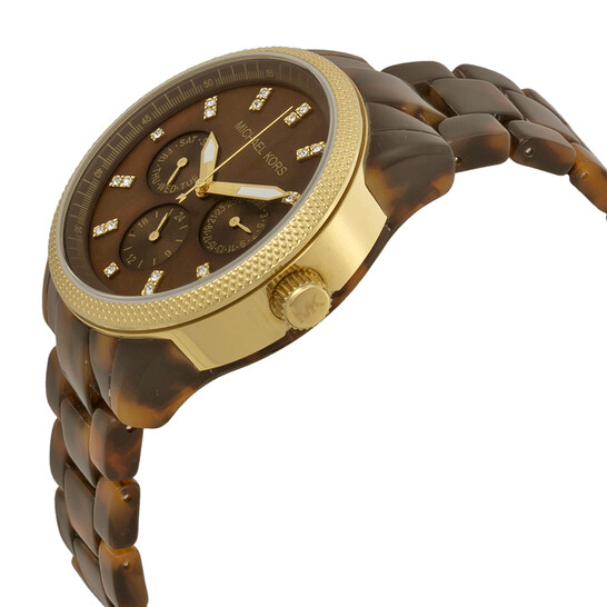 Michael Kors Jet Set Tortoise Shell Ladies Watch MK5038  display picture 1