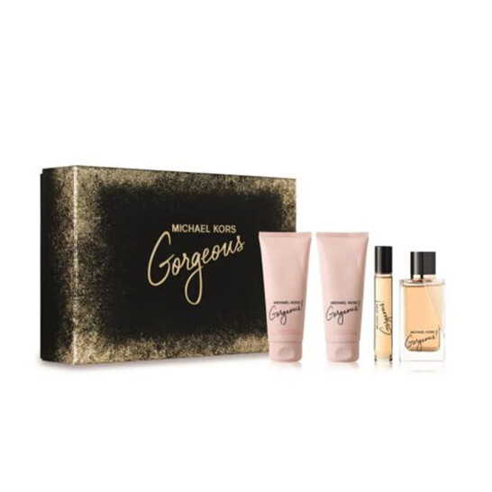 ちゅらさん(/∀｀*)⭐︎シルクヘアーエッセンス4本セット Michael Kors Ladies Gorgeous! Gift Set Fragrances 850049716451