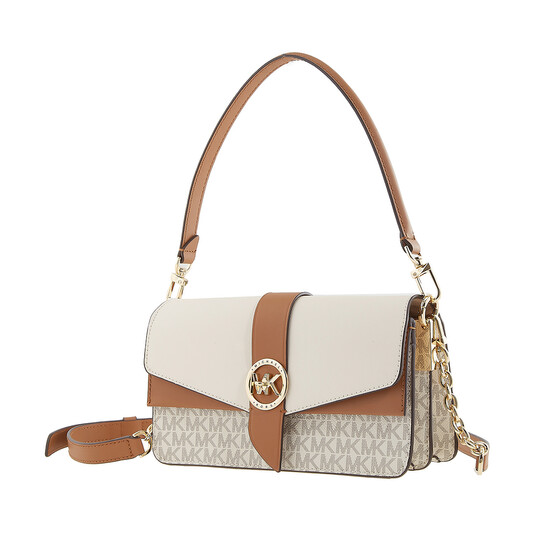 Michael Kors Ladies Monogram Print Shoulder Bag 30H1GGRL8V